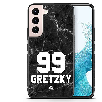Samsung Galaxy S23 5G Custom Case - Black Marmor Number