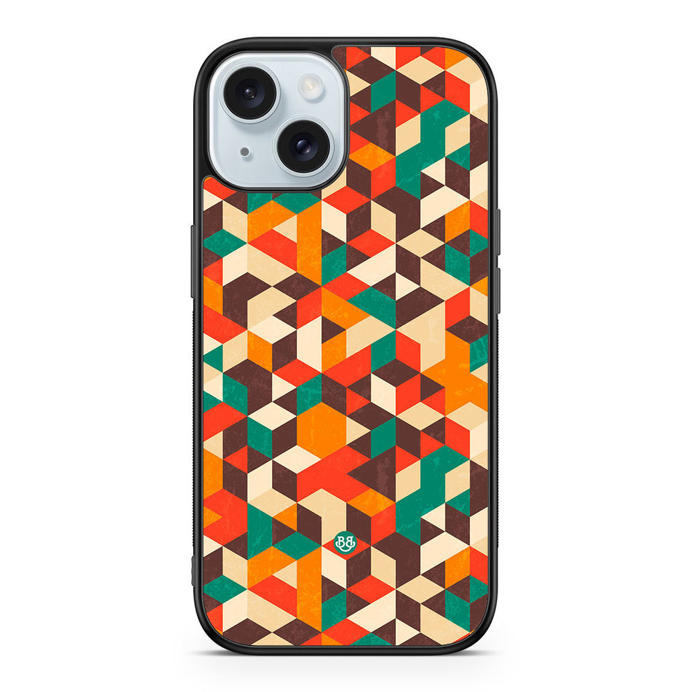 iPhone 15 Case - Retro Geometric