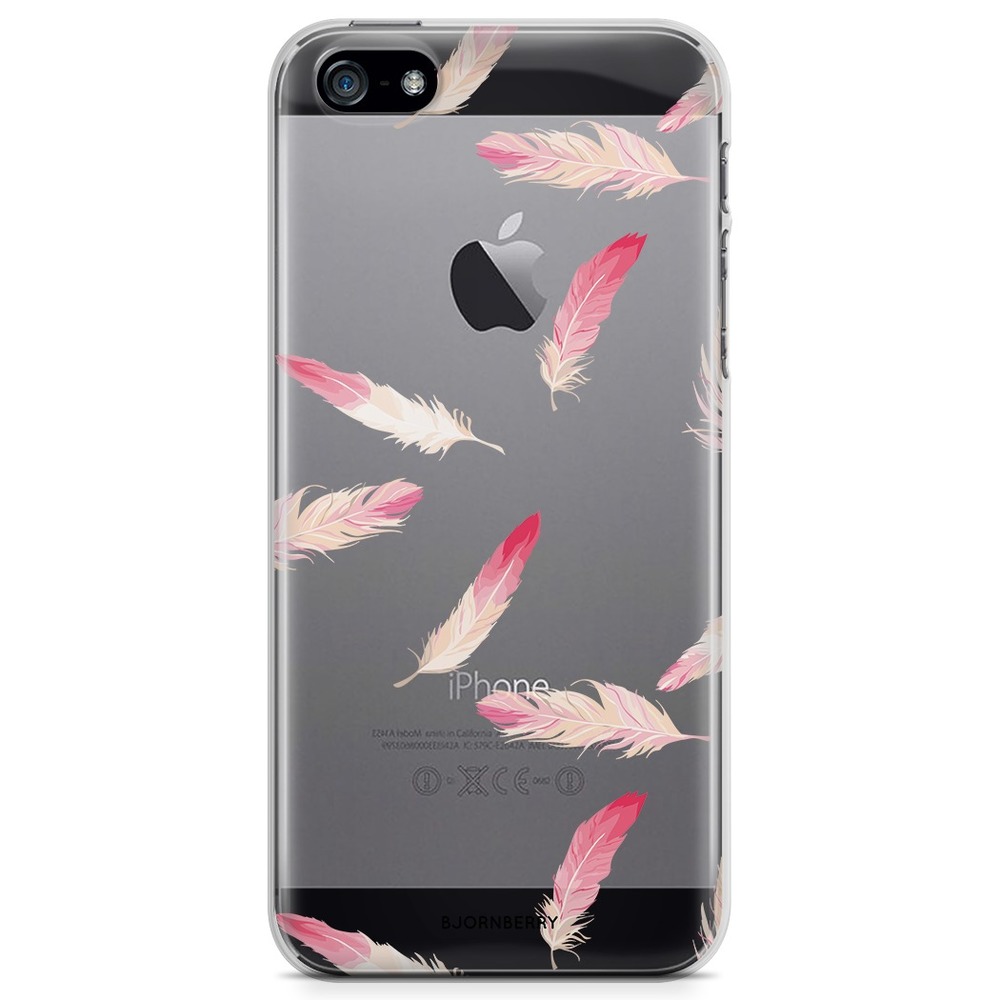 iPhone 5/5S/SE (2016) TPU Case - Feathers
