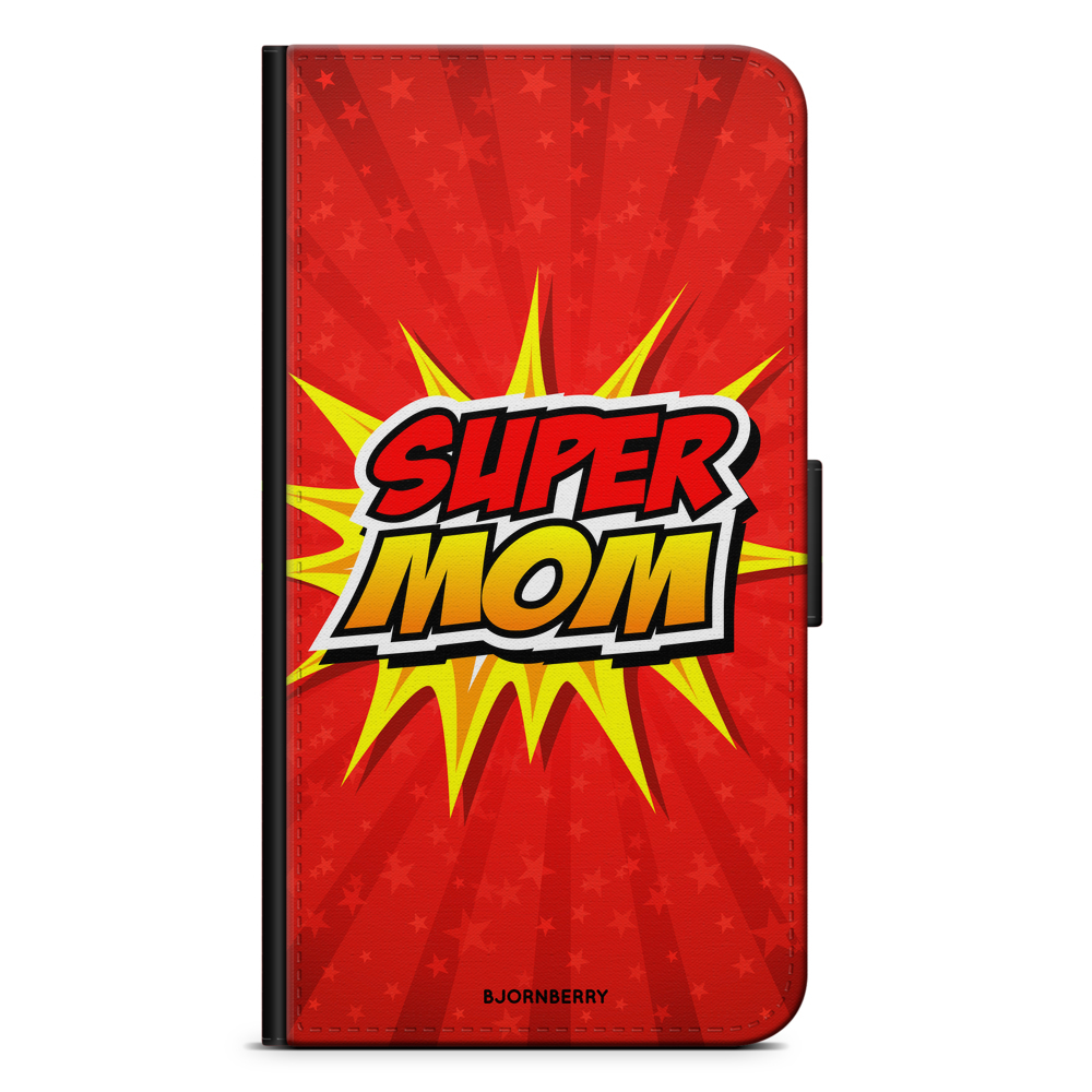 Huawei P30 Lite Wallet Case - Super mom
