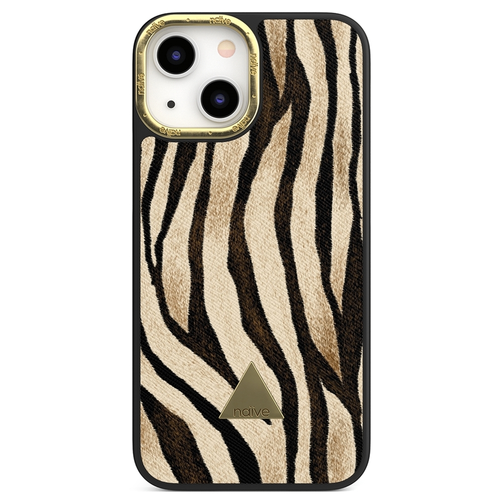 Naive iPhone 13 Mini Case - Tiger Skin