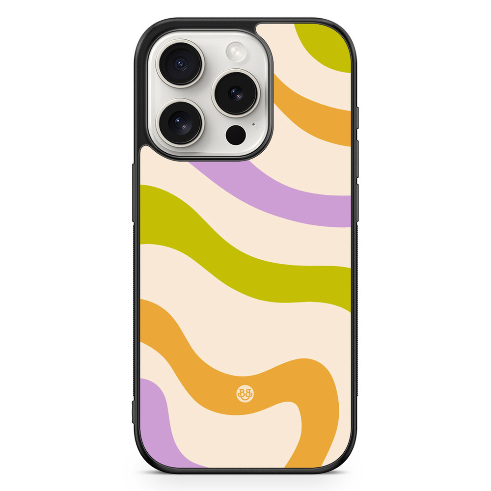 iPhone 15 Pro Case - Green/Orange 70s