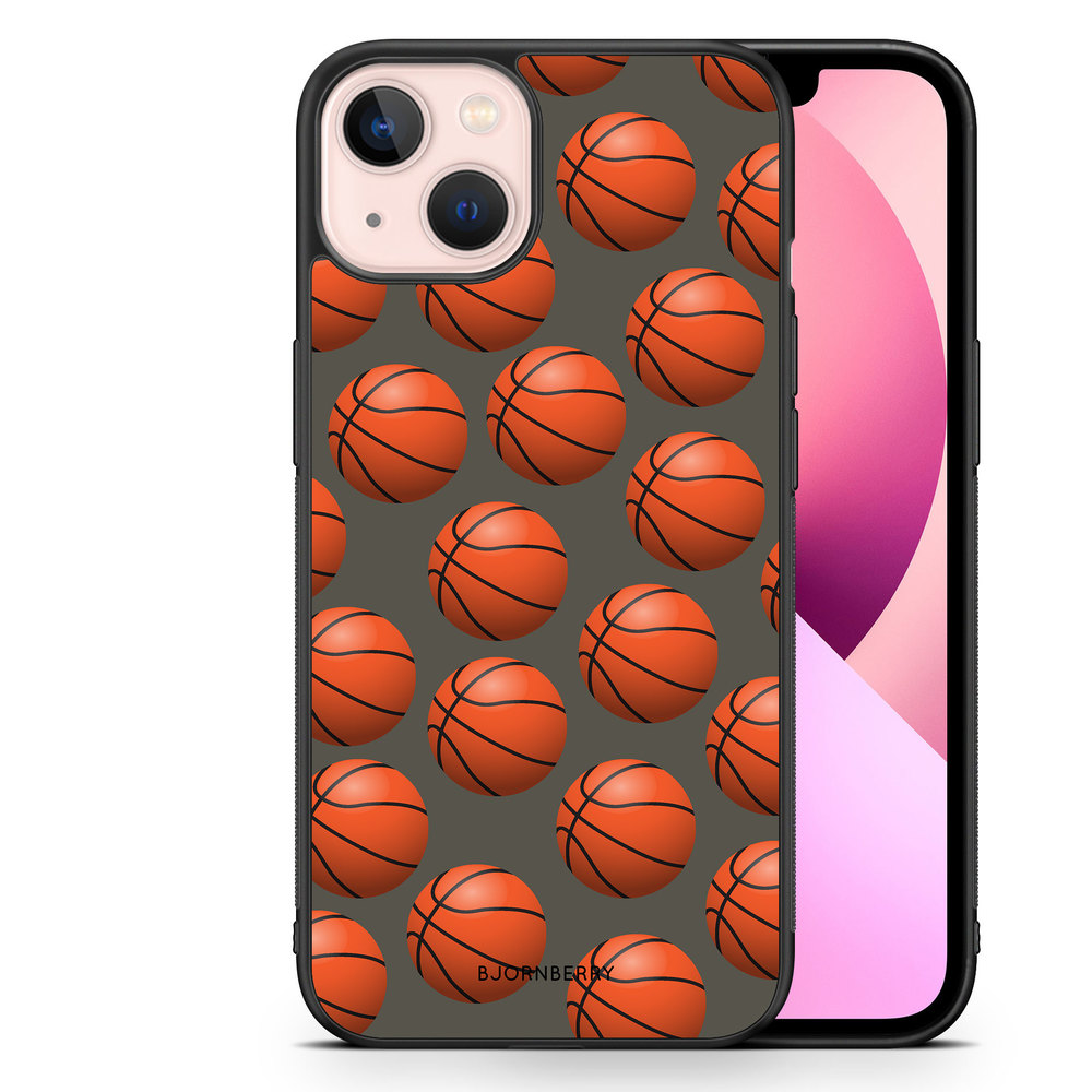 iPhone 13 Case - Basketballs Pattern