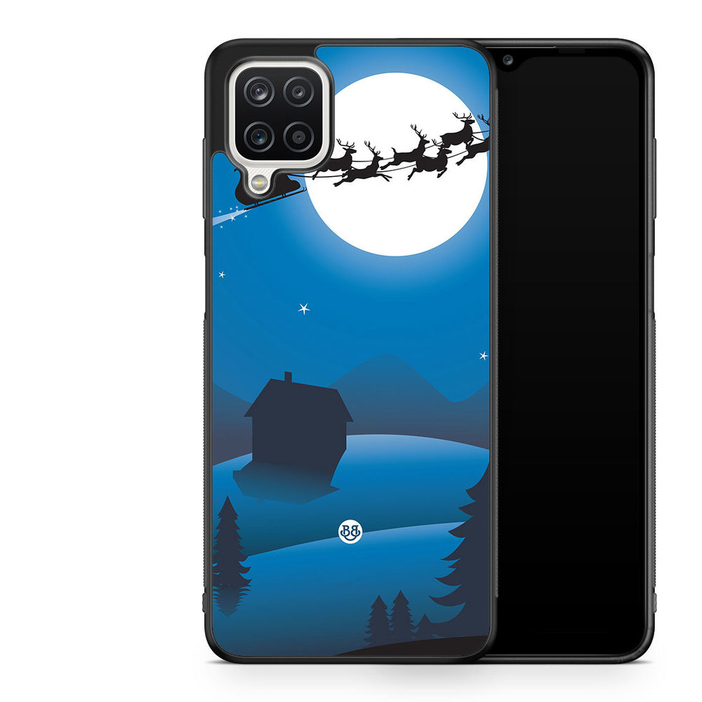Samsung Galaxy A12 Case - Festive Sleigh
