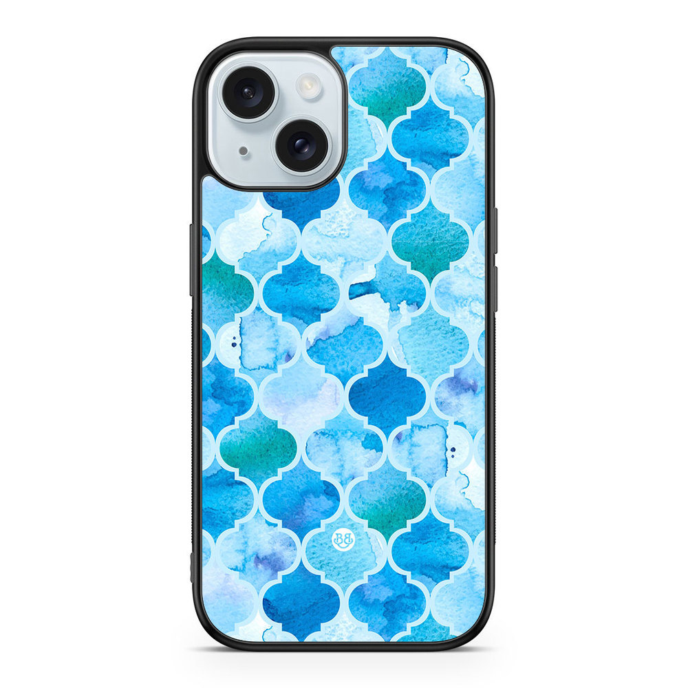 iPhone 15 Case - Watercolor Moroccan
