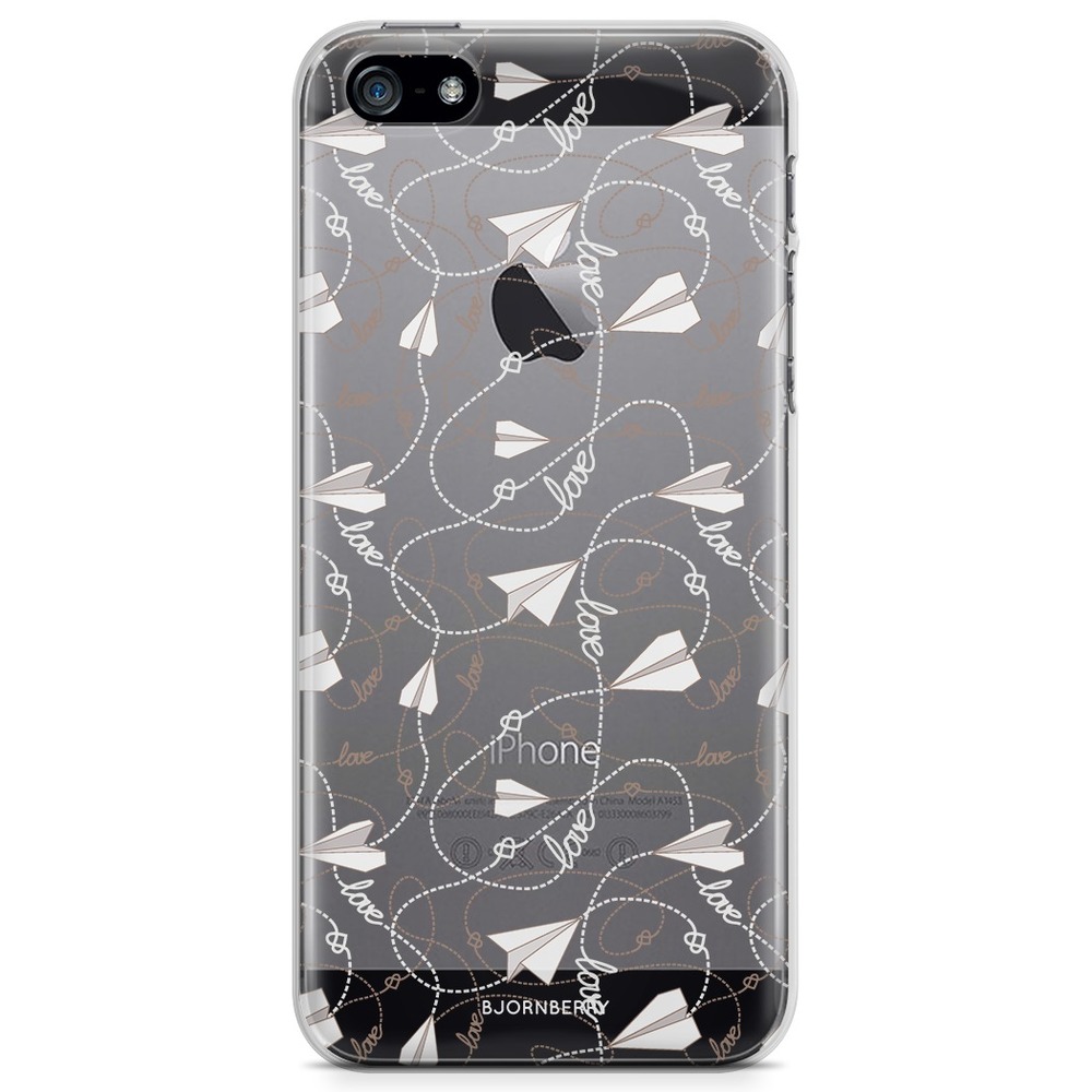 iPhone 5/5S/SE (2016) TPU Case - Paper Plane