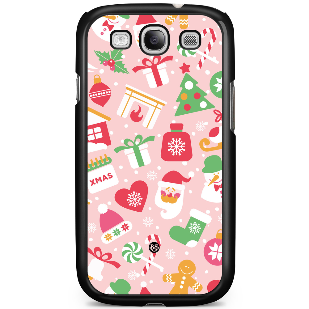 Samsung Galaxy S3 Mini Case - Pink Christmas
