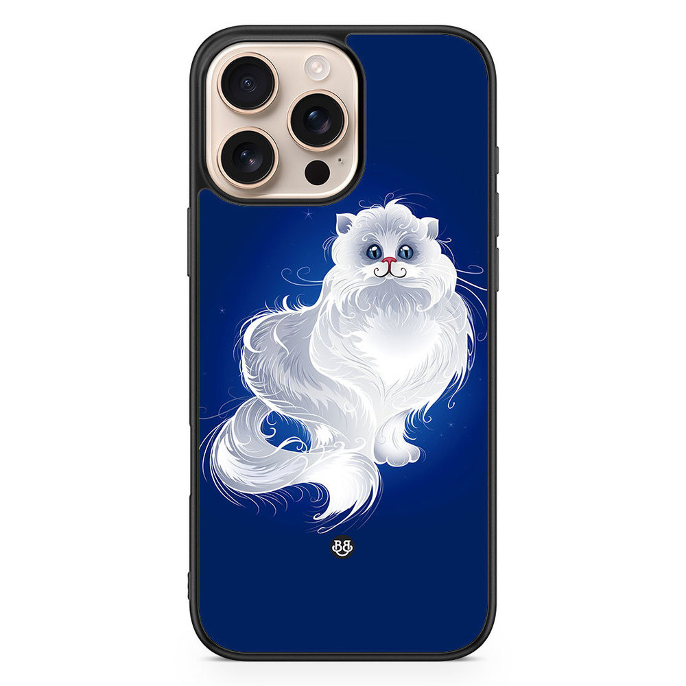 iPhone 16 Pro Max Case - White Cat