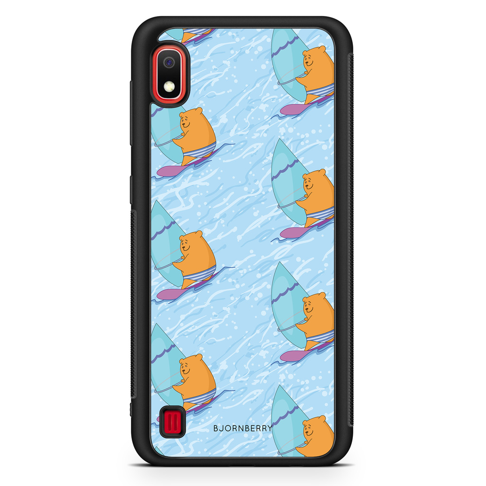 Samsung Galaxy A10 Case - Bear Surfer
