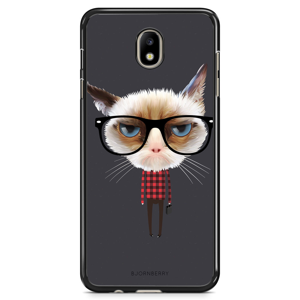Samsung Galaxy J7 (2017) Case - Hipster Cat