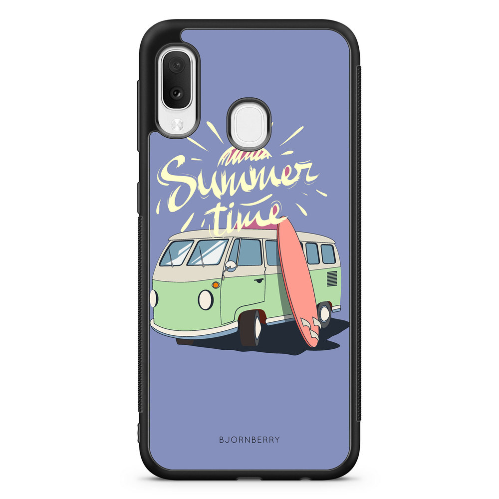 Samsung Galaxy A20e Case - Summer Van (Blue)