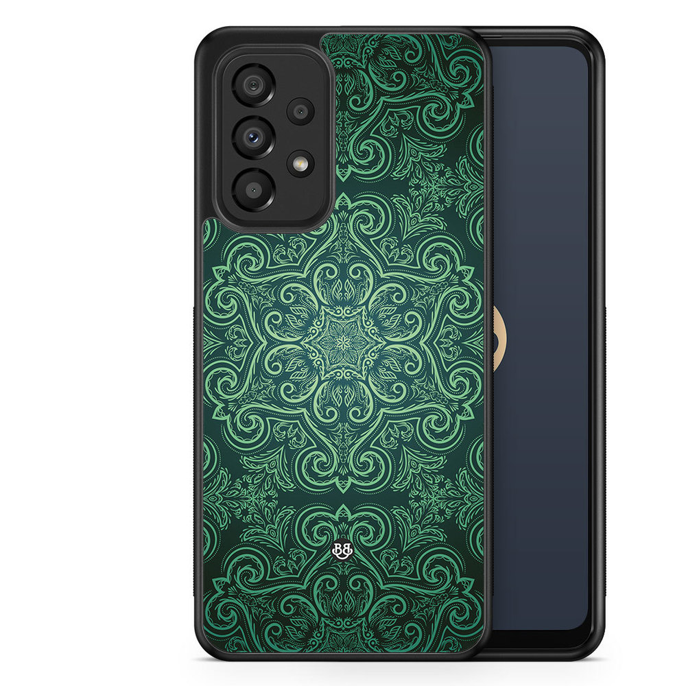 Samsung Galaxy A33 5G Case - Green Retro Pattern