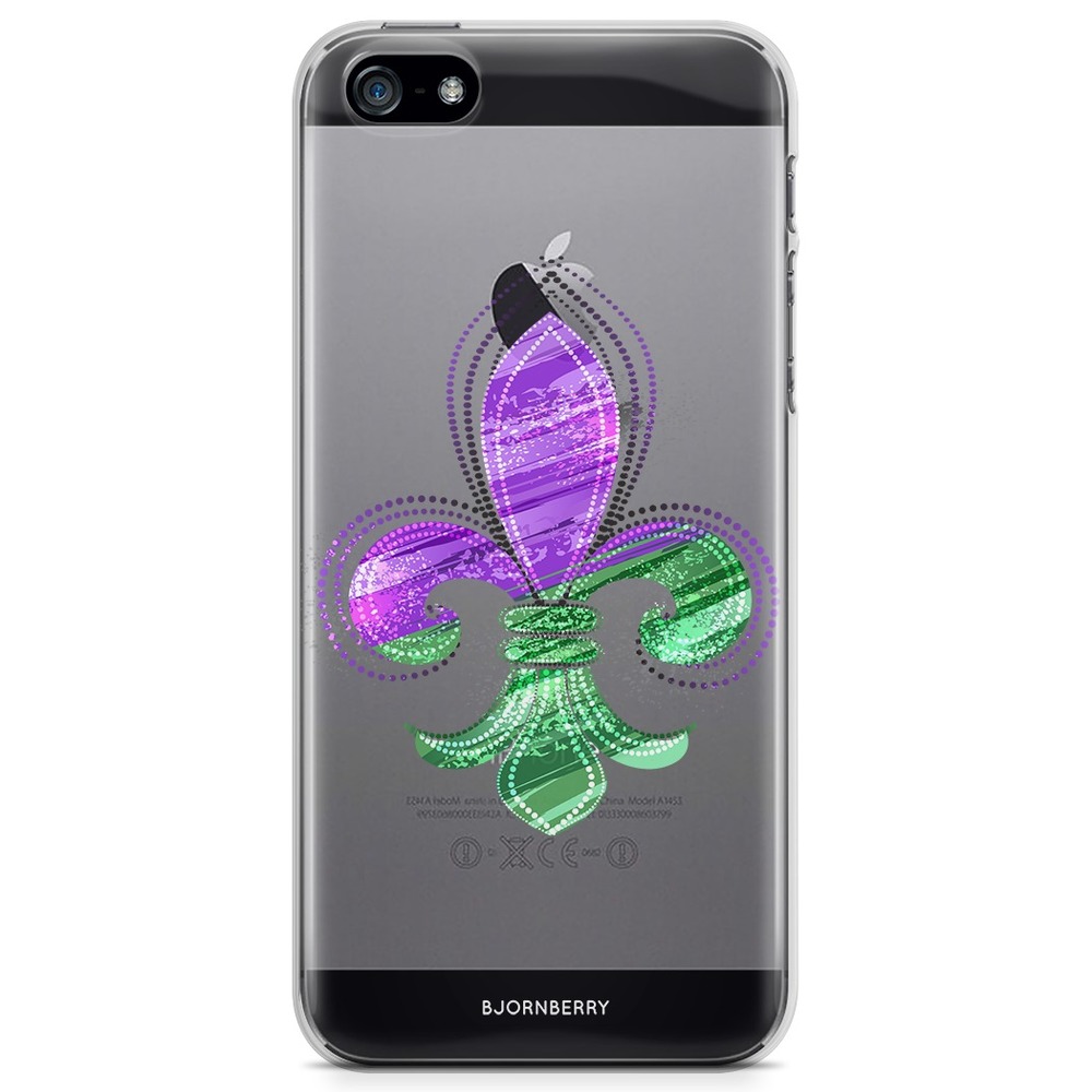 iPhone 5/5S/SE (2016) TPU Case - Heraldic lily