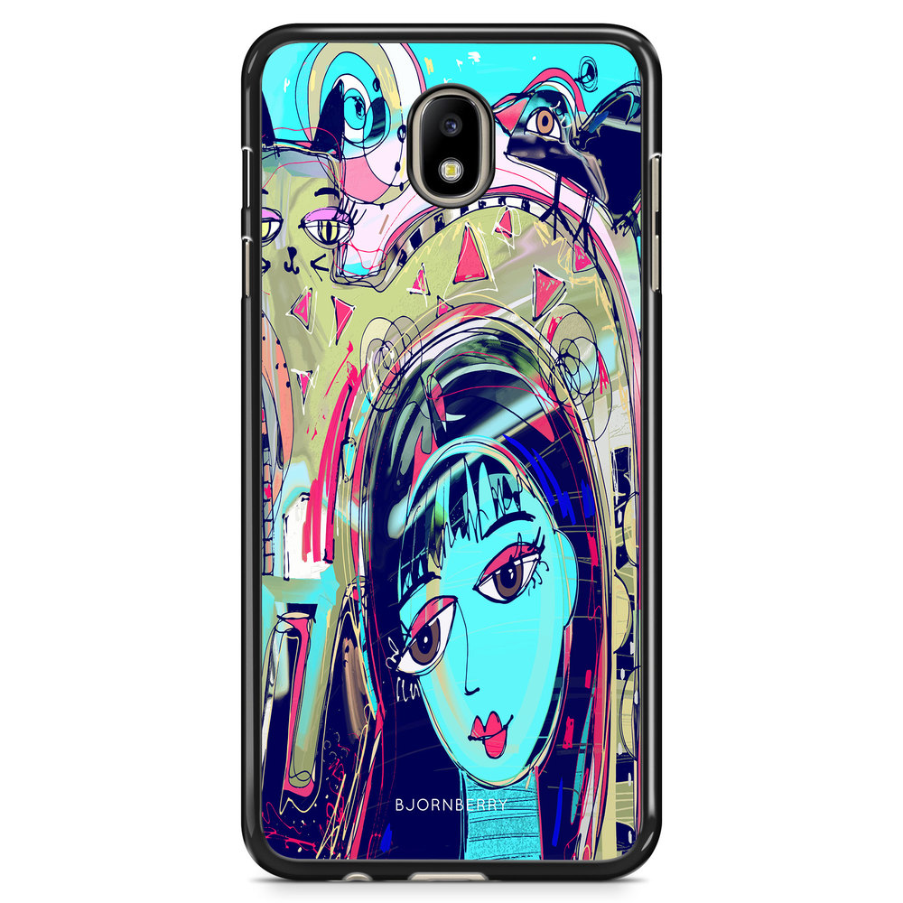 Samsung Galaxy J7 (2017) Case - Abstract Cat