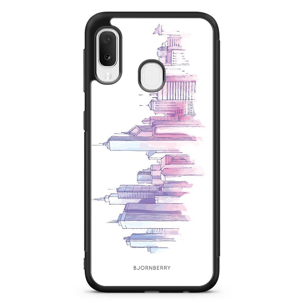 Samsung Galaxy A20e Case - Watercolor Skyline