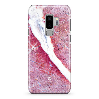 Samsung Galaxy S9 Plus Premium Skal - Rosa Marmor