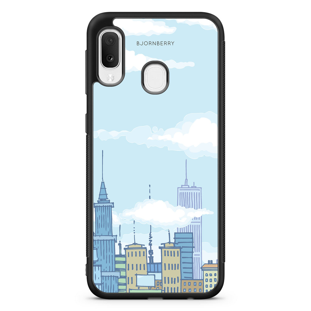 Samsung Galaxy A20e Case - Cartoon Skyline