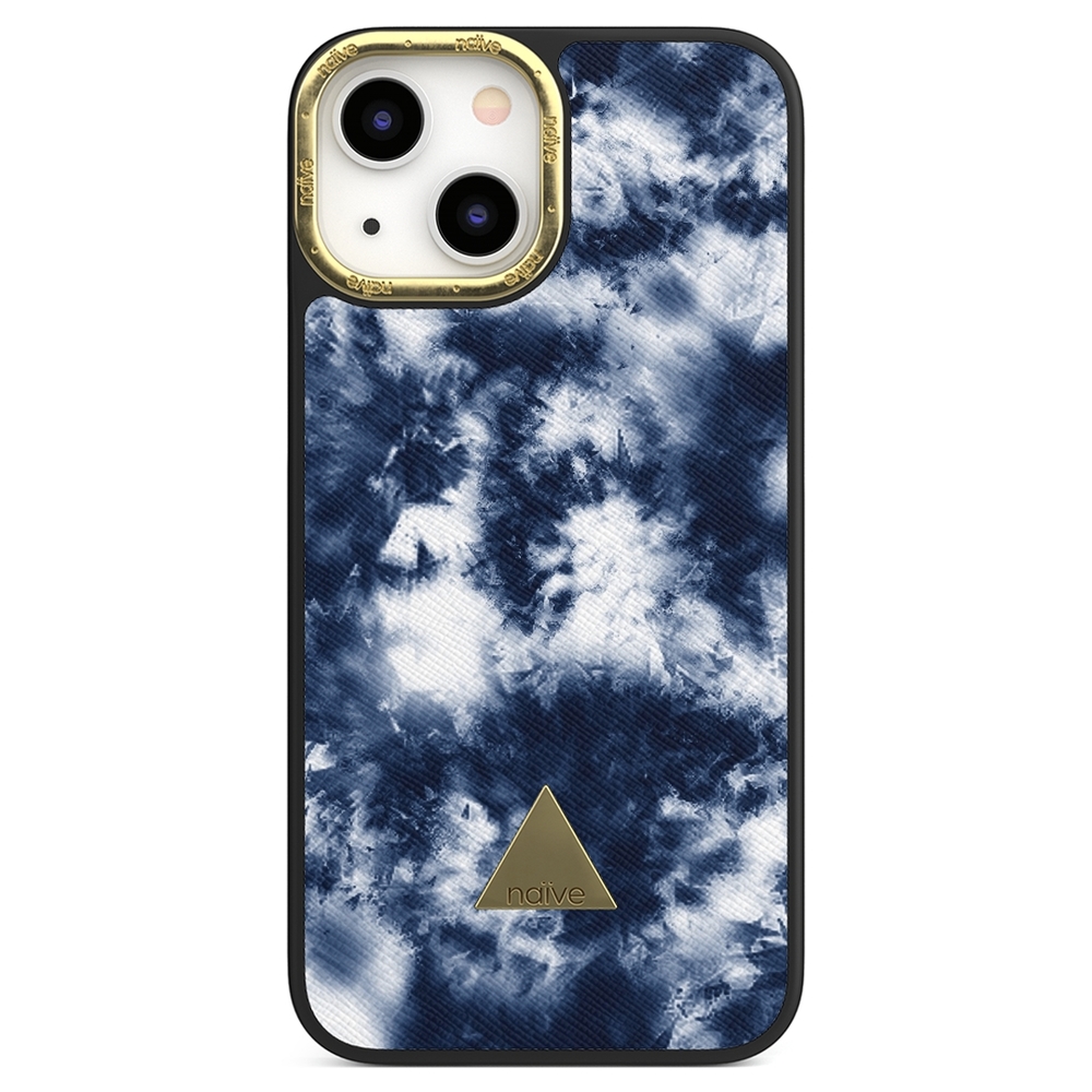 Naive iPhone 13 Mini Case - Tie Dye Blue