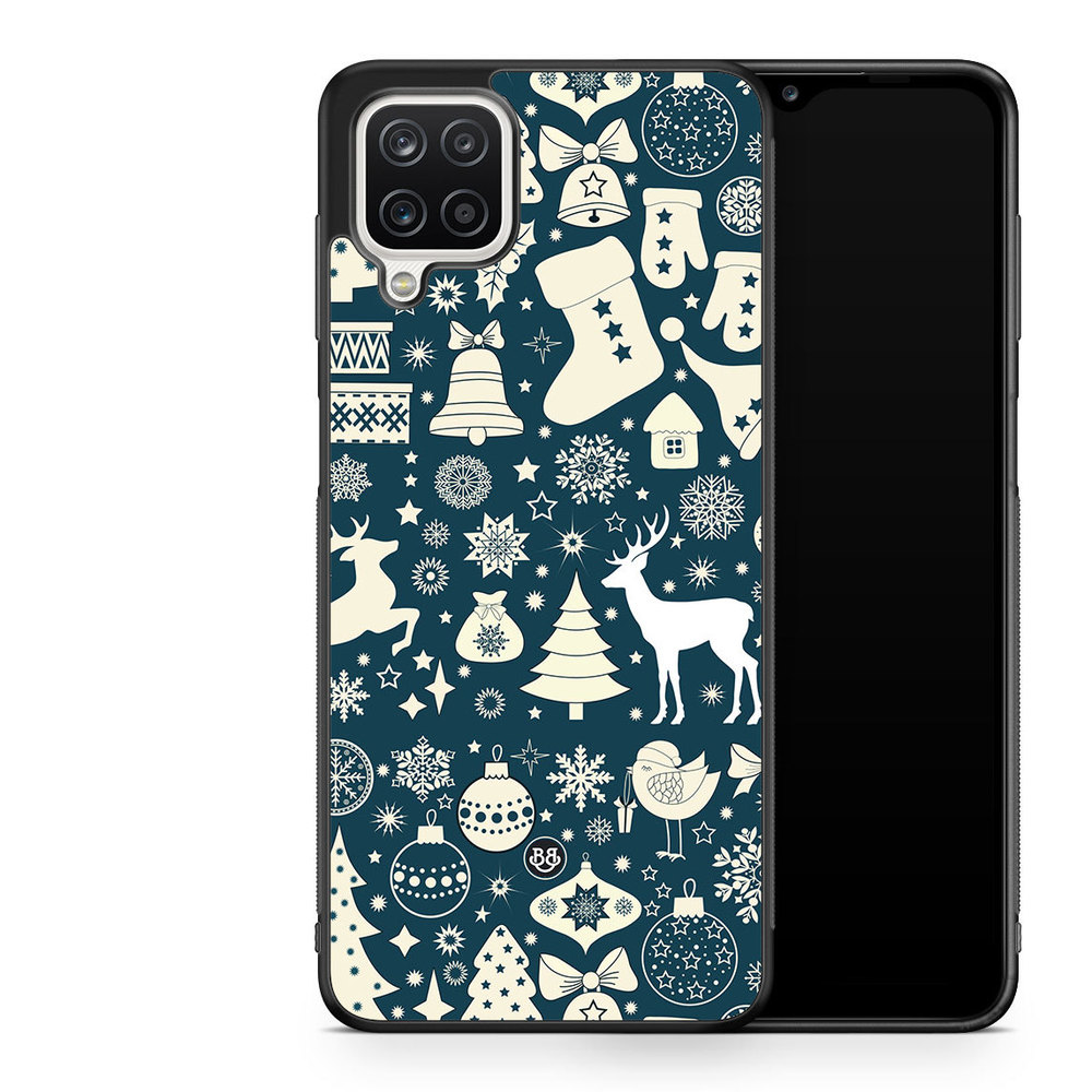 Samsung Galaxy A12 Case - Reindeers & Spruces