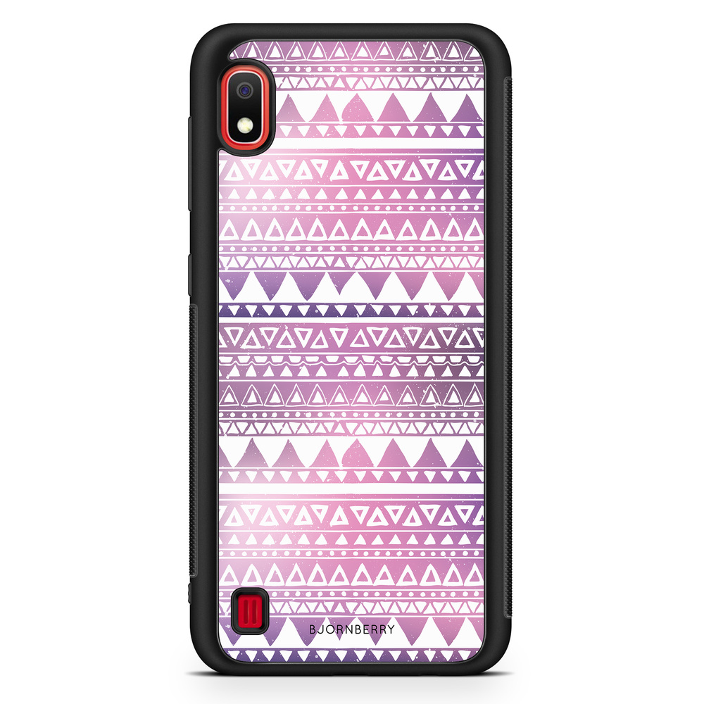 Samsung Galaxy A10 Case - Purple Aztec