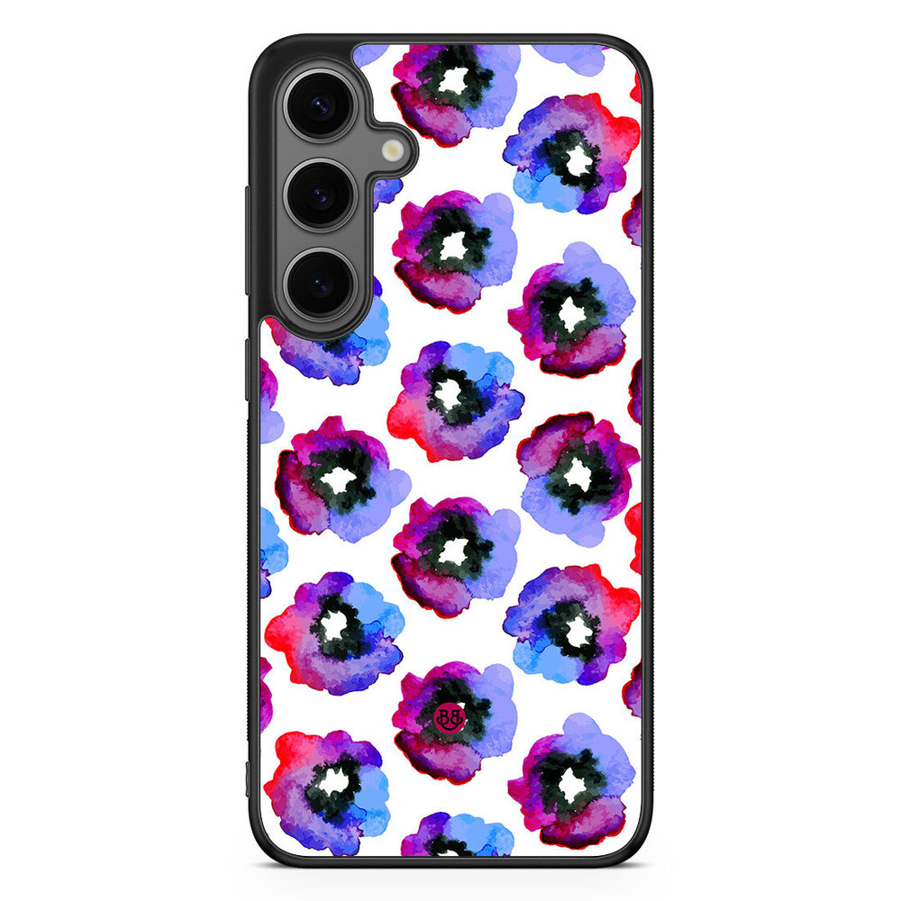 Samsung Galaxy S24 Plus Case - Violet Flowers