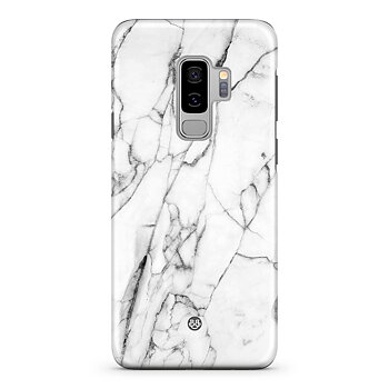 Samsung Galaxy S9 Plus Premium Skal - Vit Marmor