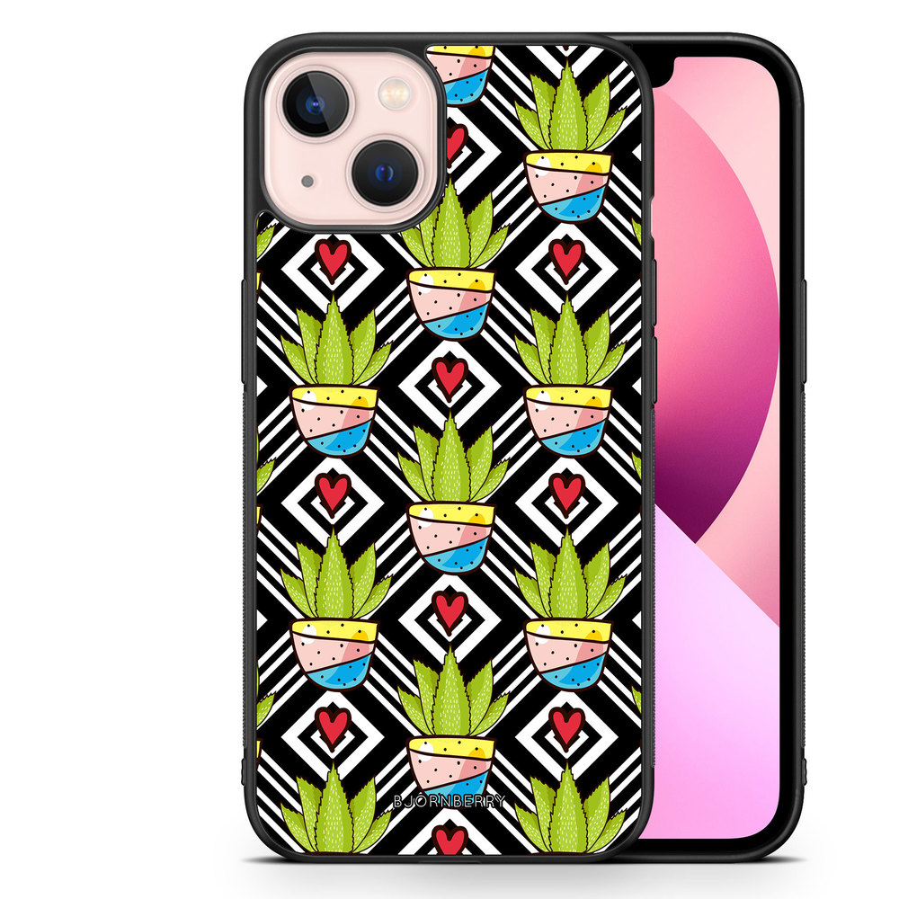 iPhone 13 Case - Cactus Pattern