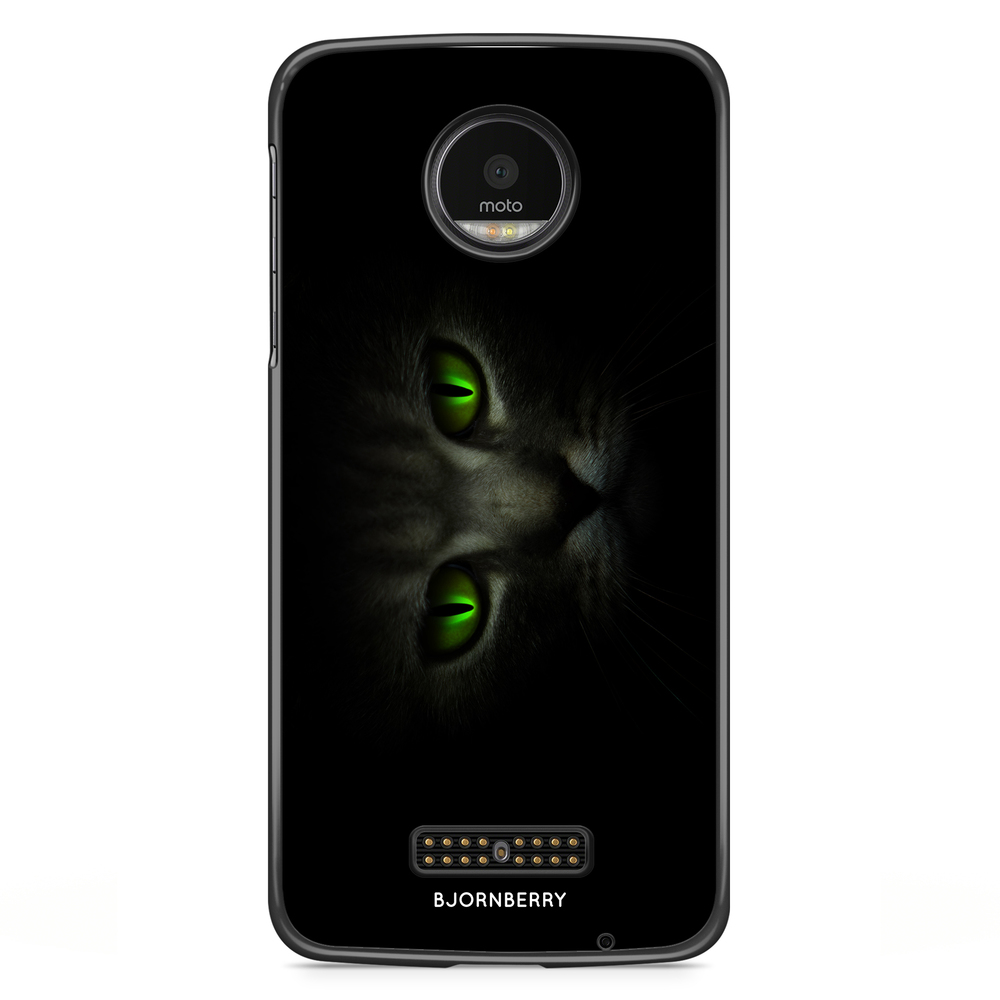 Motorola Moto Z Case - Green Cat Eyes