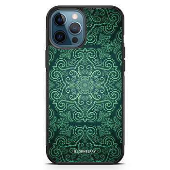 iPhone 12 Pro Skal - Grön Retromönster
