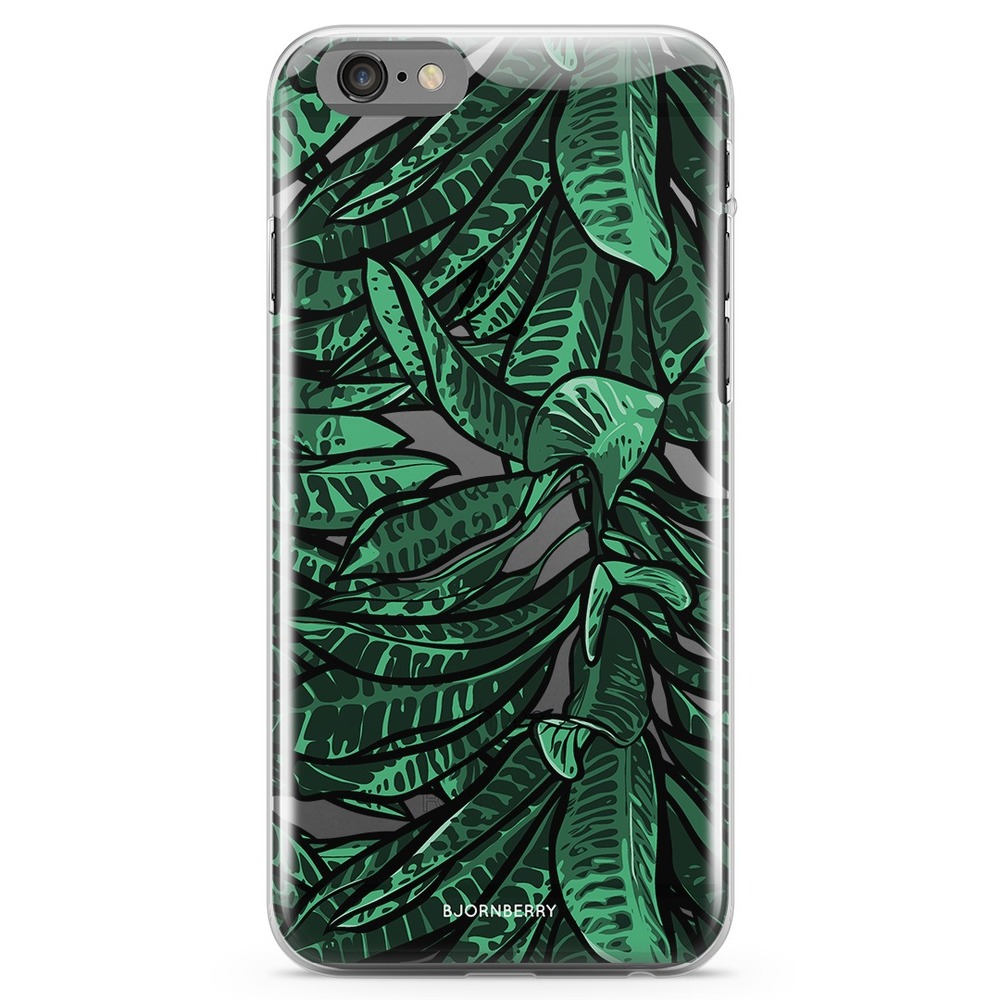 iPhone 6 Plus/6s Plus TPU Case - Tropical Leaves