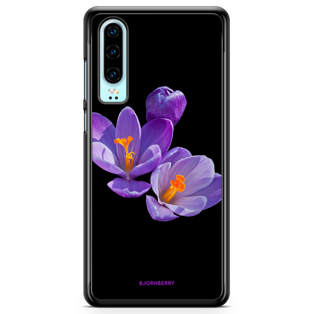 Huawei P30 Case - Purple Flowers