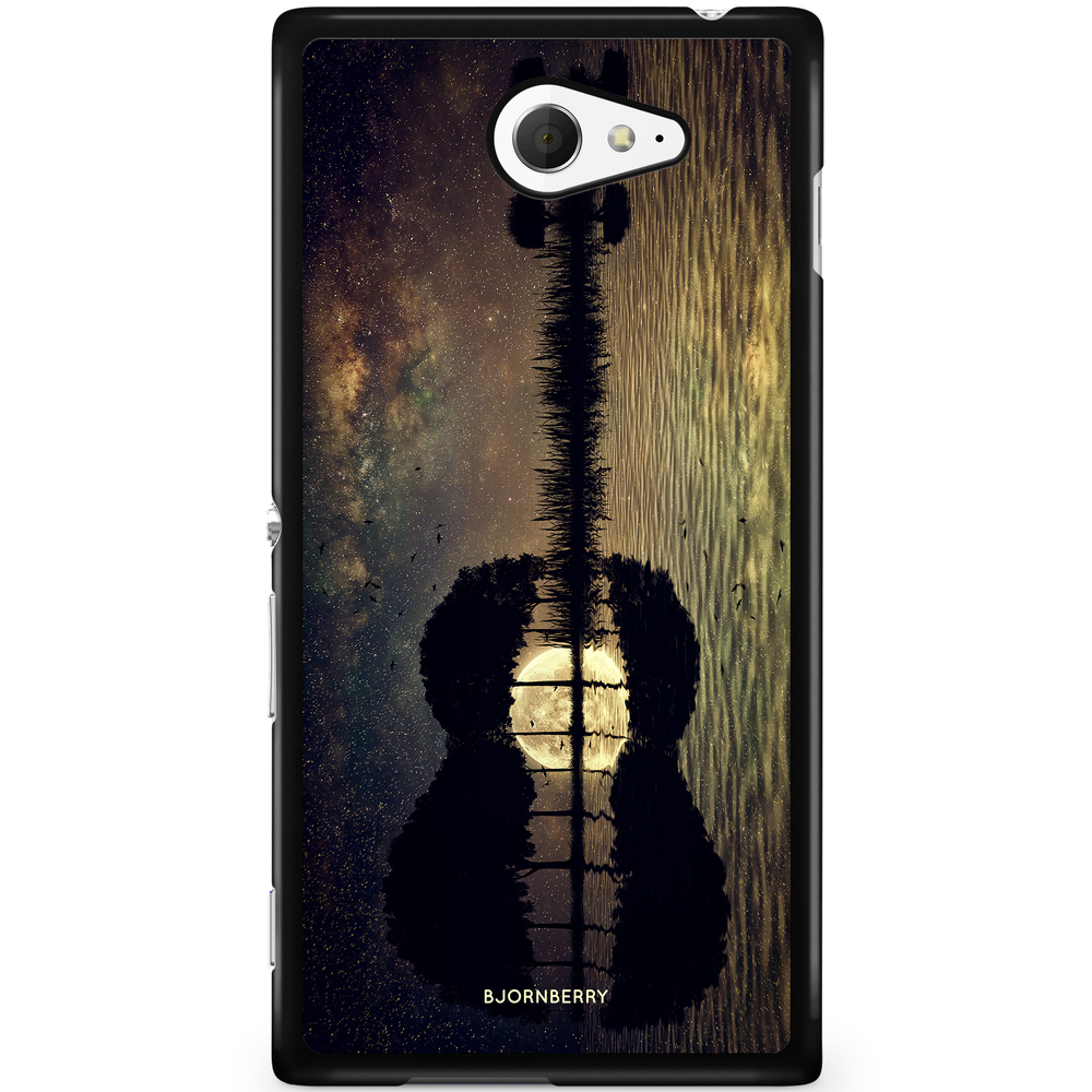 Sony Xperia M2 Aqua Case - Guitar Island