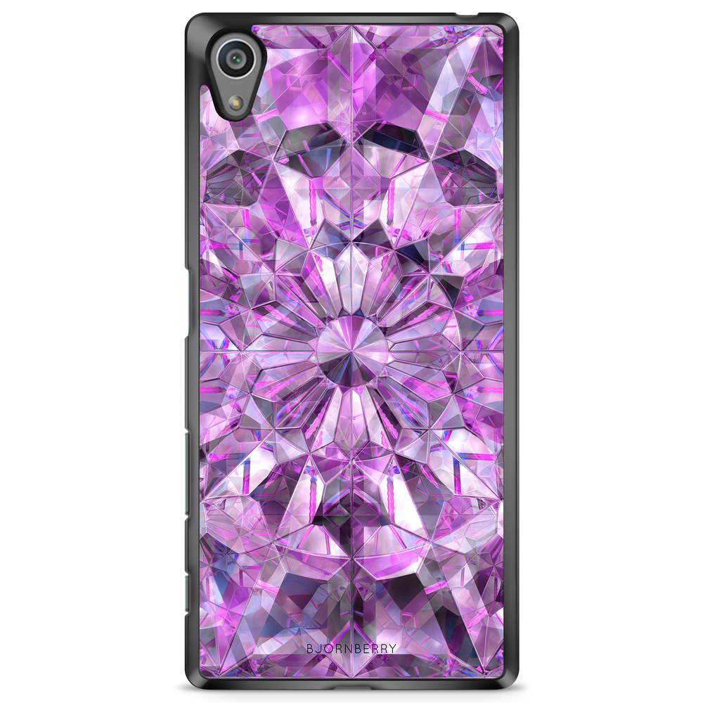 Sony Xperia Z5 Premium Skal - Lila Kristaller
