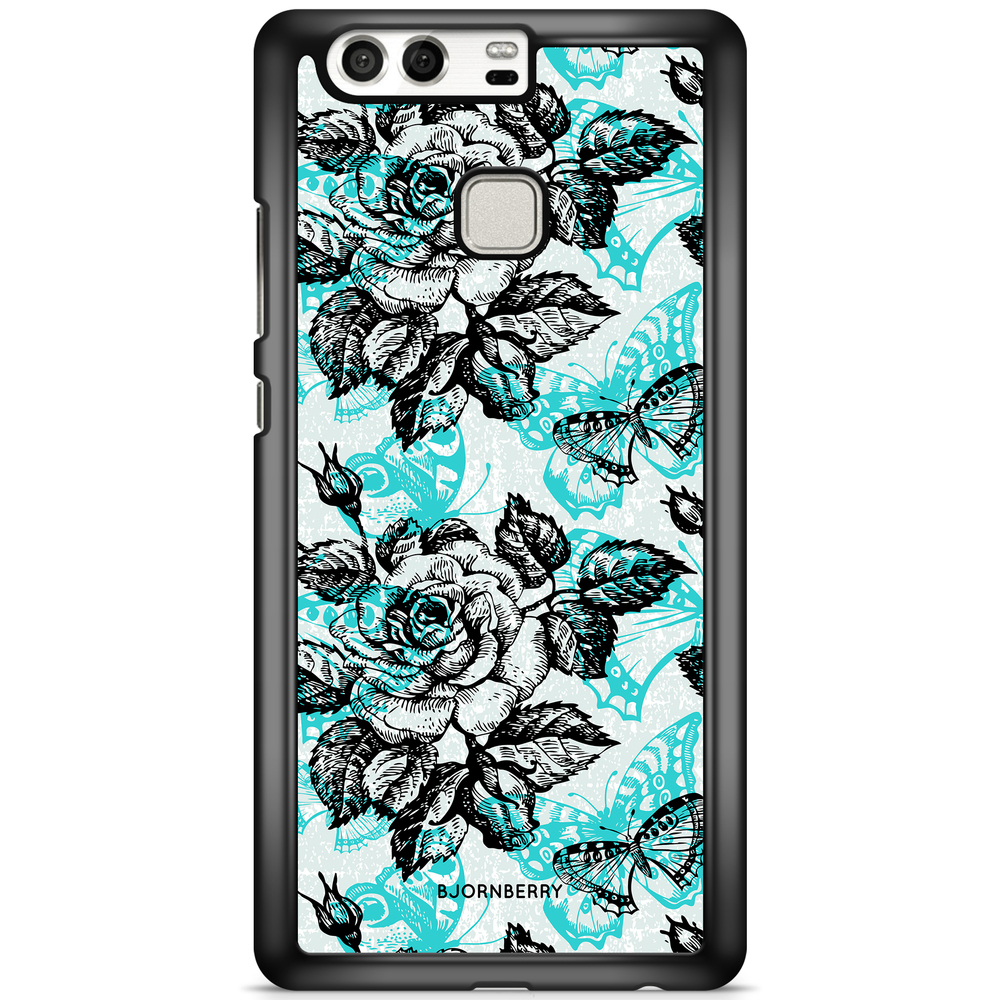 Huawei P9 Plus Case - Roses & Butterflies