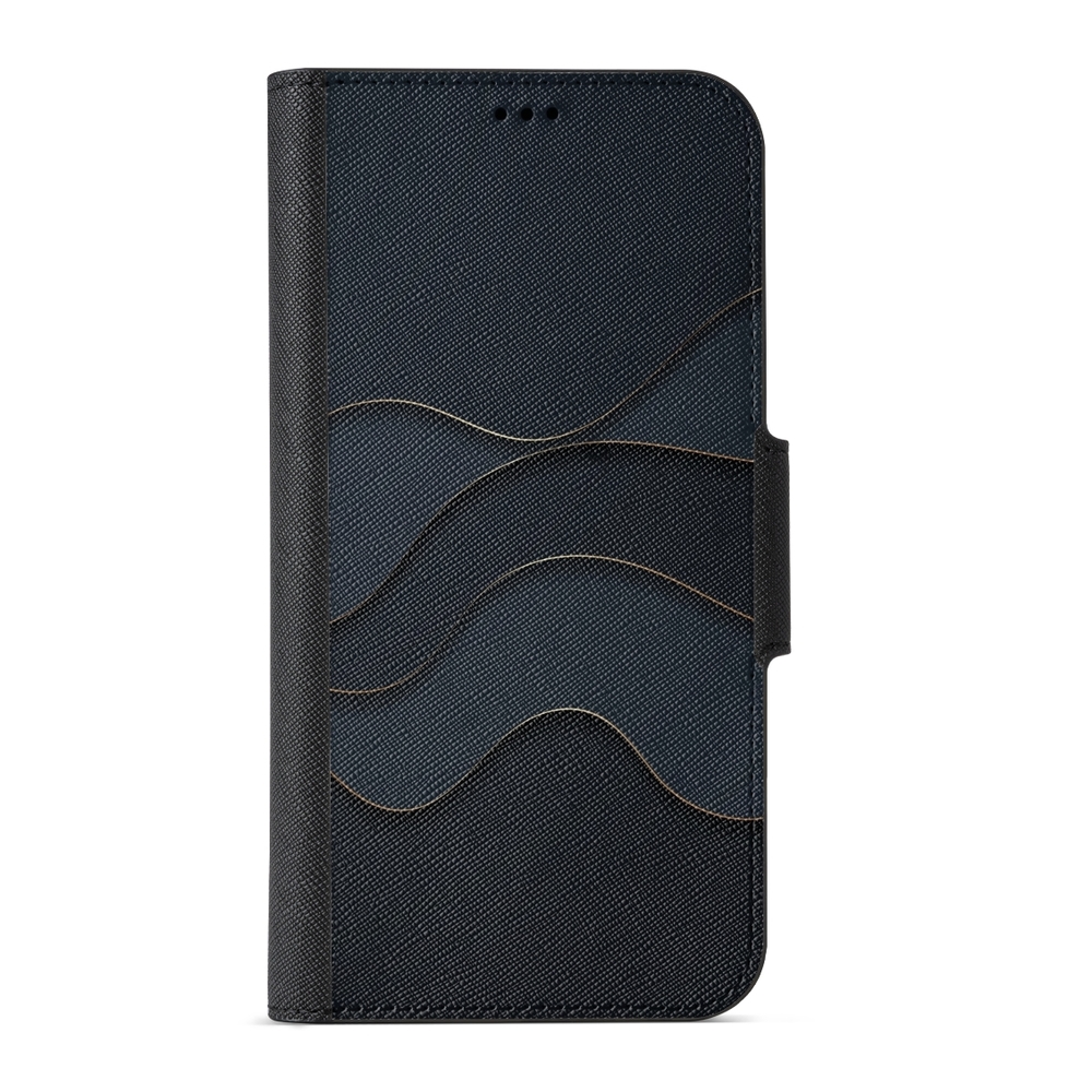 Naive Samsung Galaxy S7 Wallet Case- Golden Waves