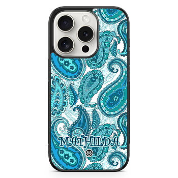 iPhone 15 Pro Custom Skal - Paisley Namn