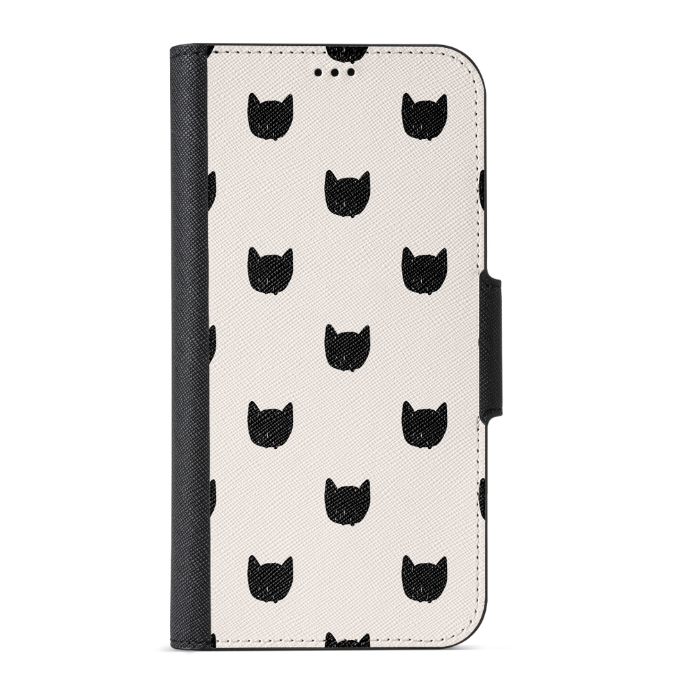 Naive Samsung Galaxy S7 Wallet Case- Cat Faces