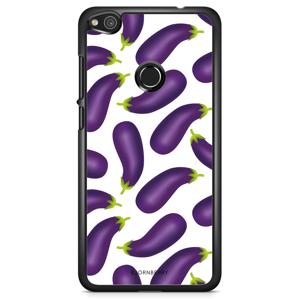 Huawei Honor 8 Lite Case - Eggplant Pattern
