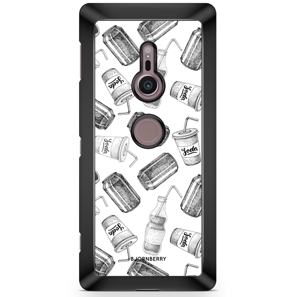 Sony Xperia XZ2 Case  - Soda Black & White