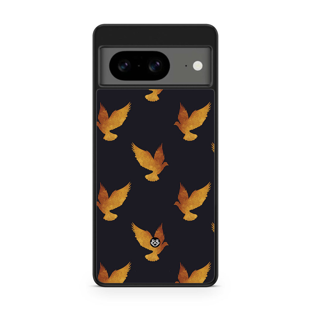 Google Pixel 8 Case - Golden Doves