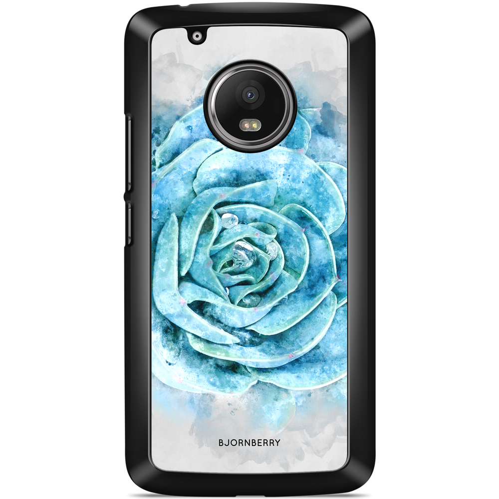 Moto G5 Plus Case - Blue Cactus