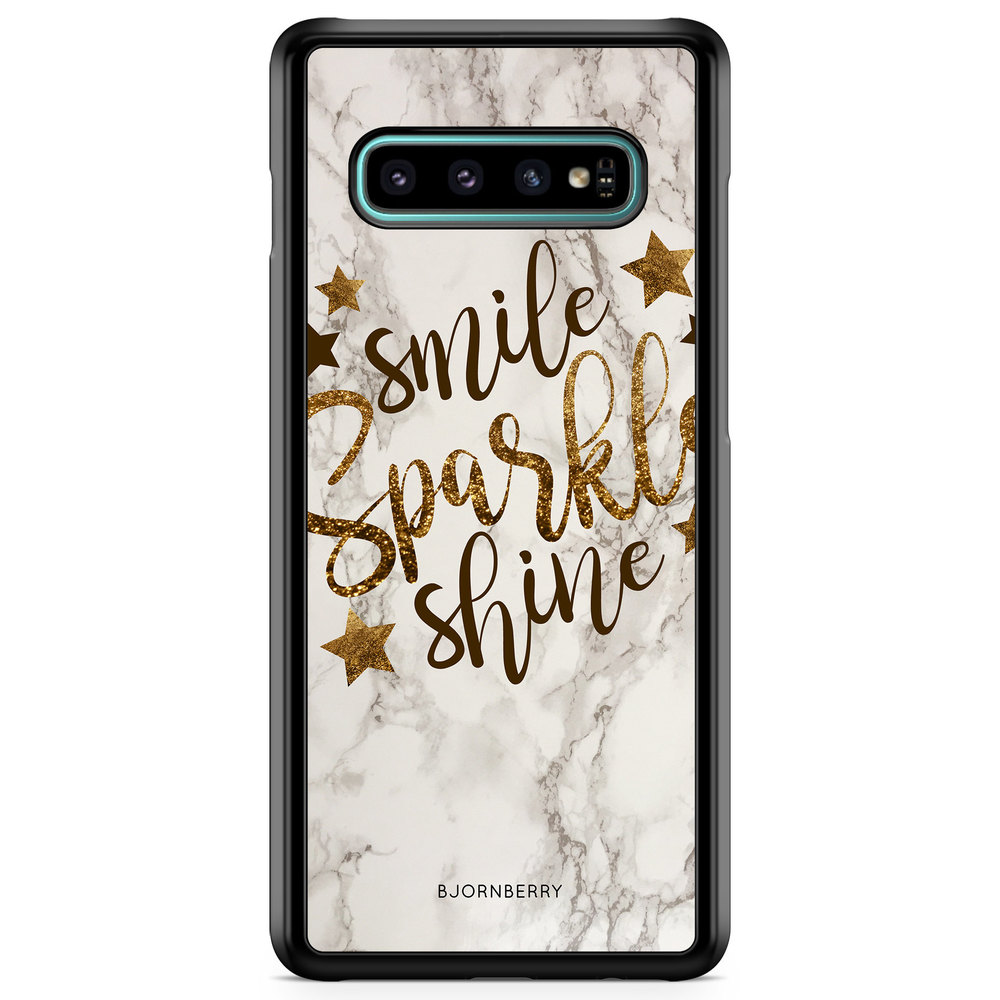 Samsung Galaxy S10 Case - Smile,Sparkle,Shine