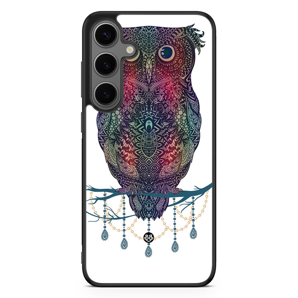 Samsung Galaxy S24 Plus Case - Mandala Owl