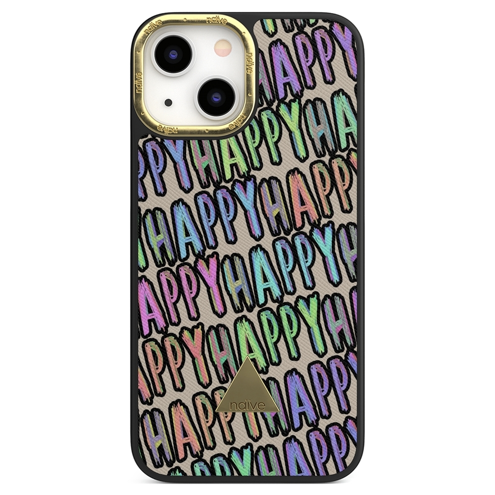 Naive iPhone 13 Mini Case - Happy