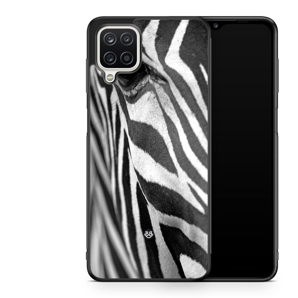 Samsung Galaxy A12 Case - Zebra Eye