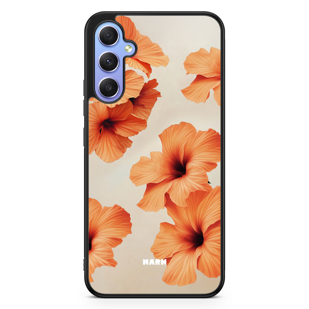 Samsung Galaxy A34 5G Case - Hibiscus Era - Papaya