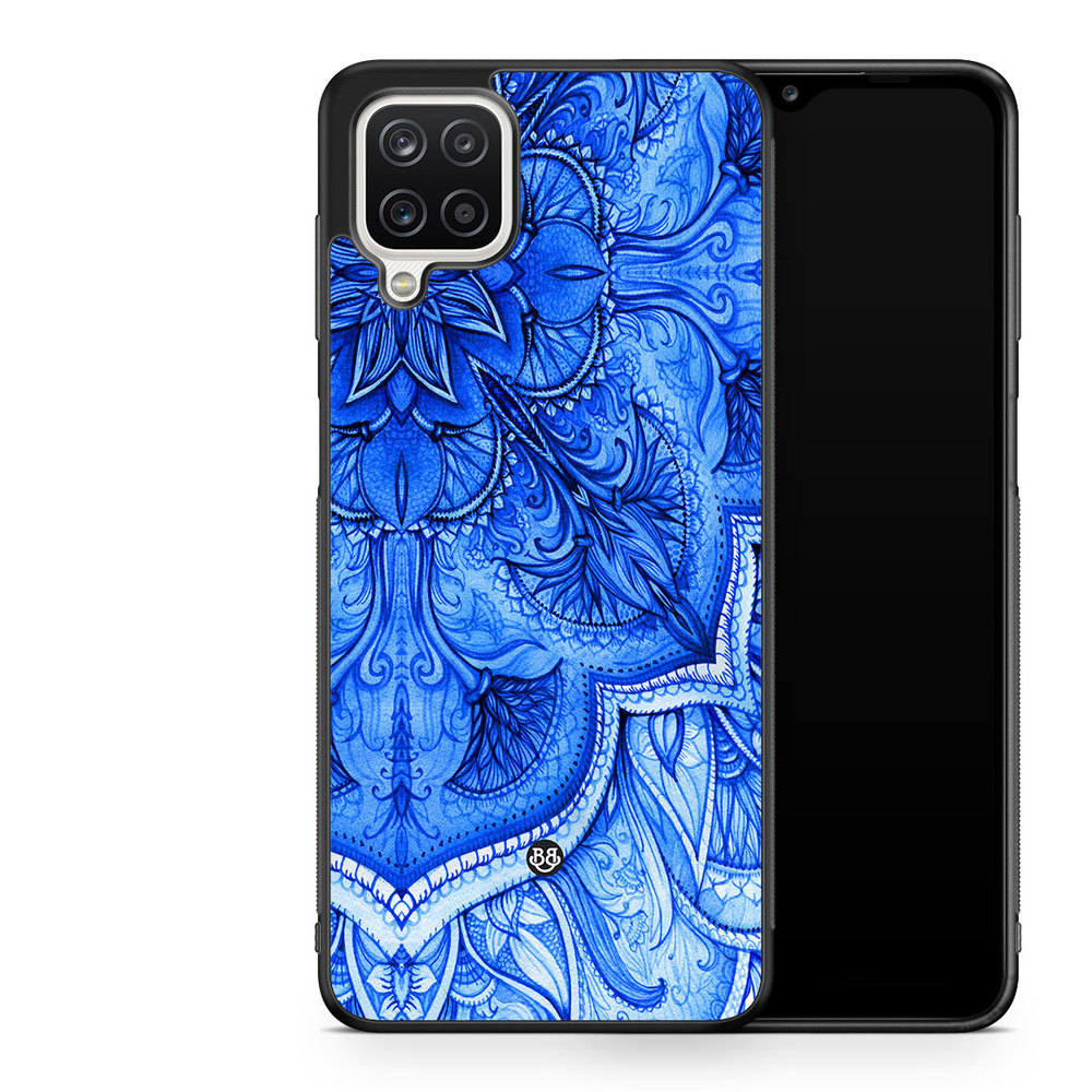 Samsung Galaxy A12 Case - Blue Vintage