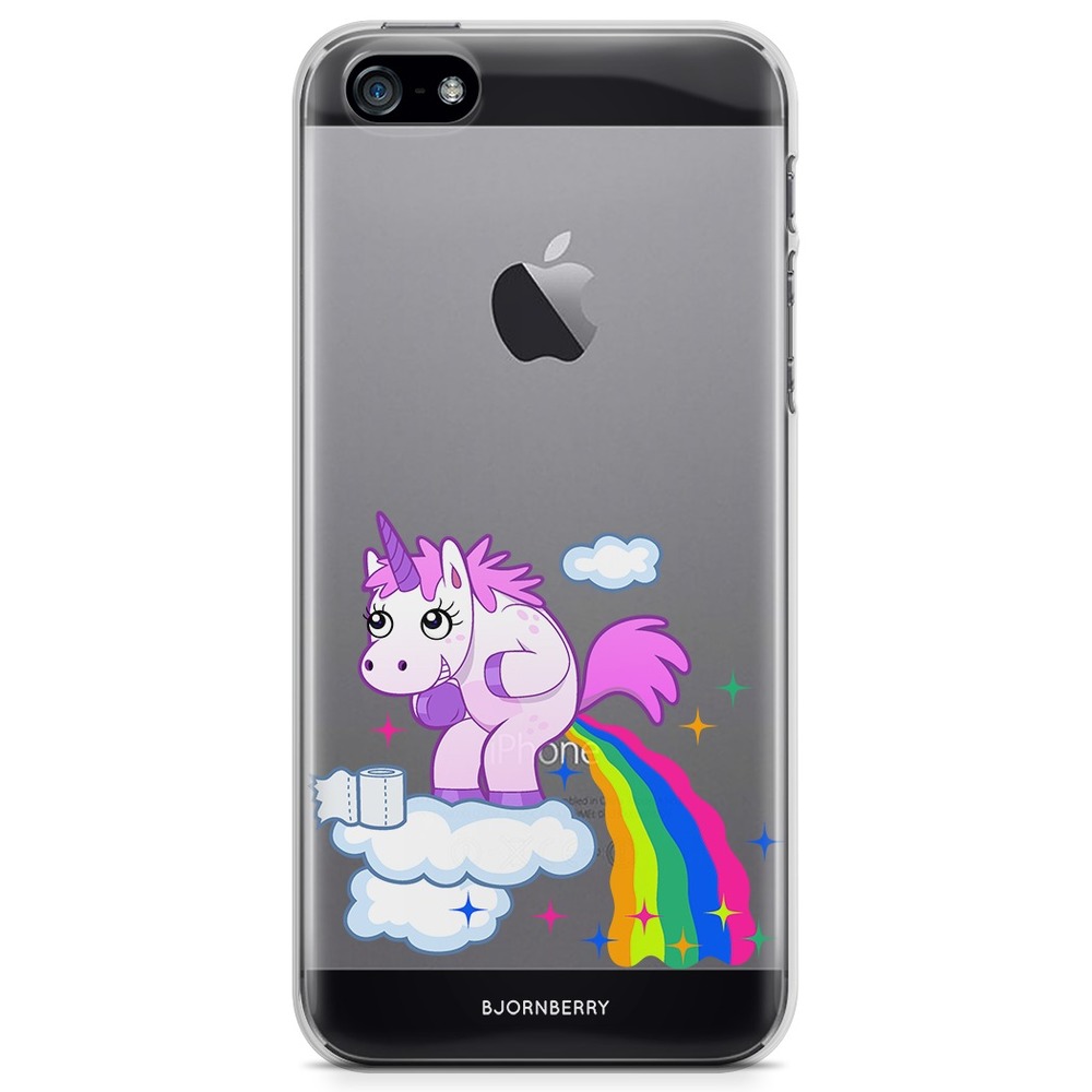 iPhone 5/5S/SE (2016) TPU Case - Pooping Unicorn
