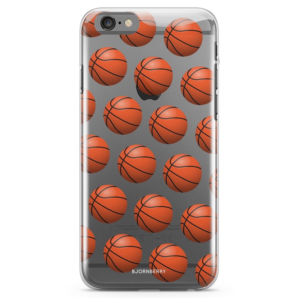 iPhone 6 Plus/6s Plus TPU Case - Basketballs