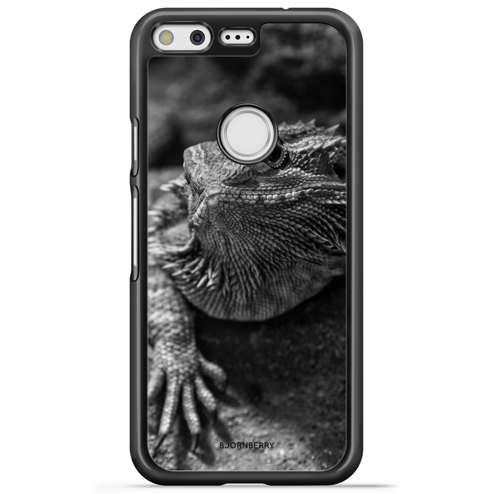 Google Pixel Case - Black/White Lizard